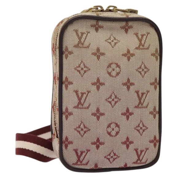 LOUIS VUITTON Monogram Mini US Digital Pouch Red M60001 LV Auth 124041 - Picture 1 of 16